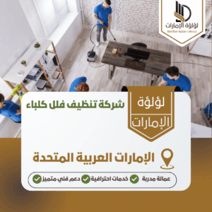 شركة تنظيف فلل كلباء شركة تنظيف فلل كلباء