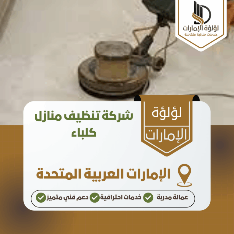 شركة تنظيف منازل كلباء