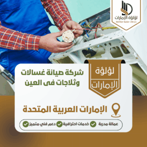 شركة صيانة غسالات وثلاجات فى العين شركة صيانة غسالات وثلاجات فى العين