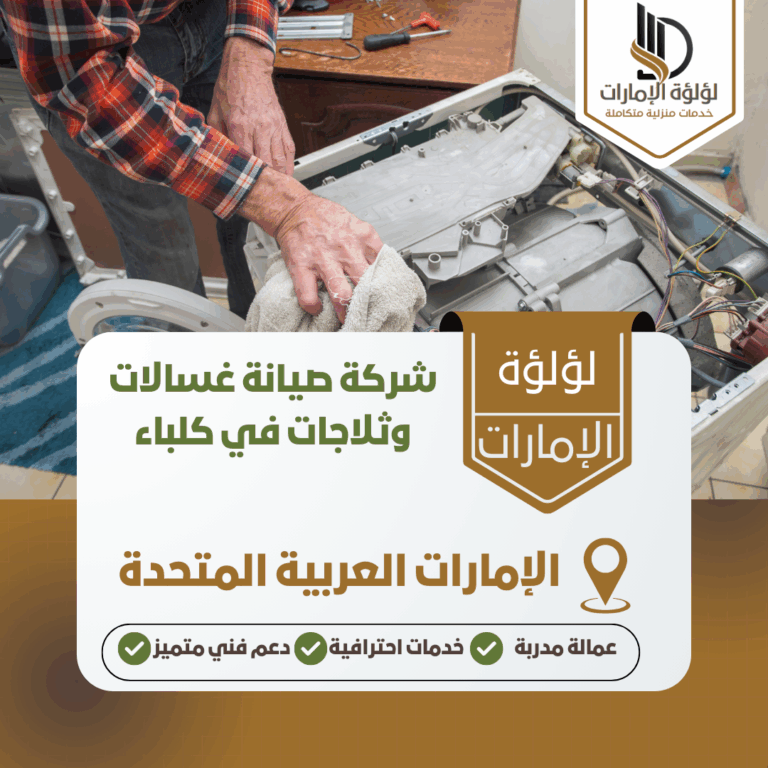 شركة صيانة غسالات وثلاجات في كلباء