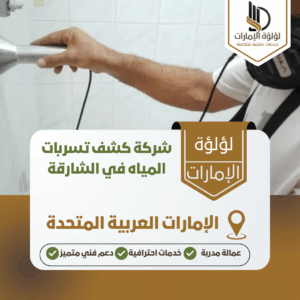 شركة كشف تسربات المياه في الشارقة شركة كشف تسربات المياه في الشارقة