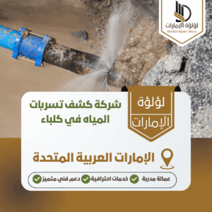 شركة كشف تسربات المياه في كلباء