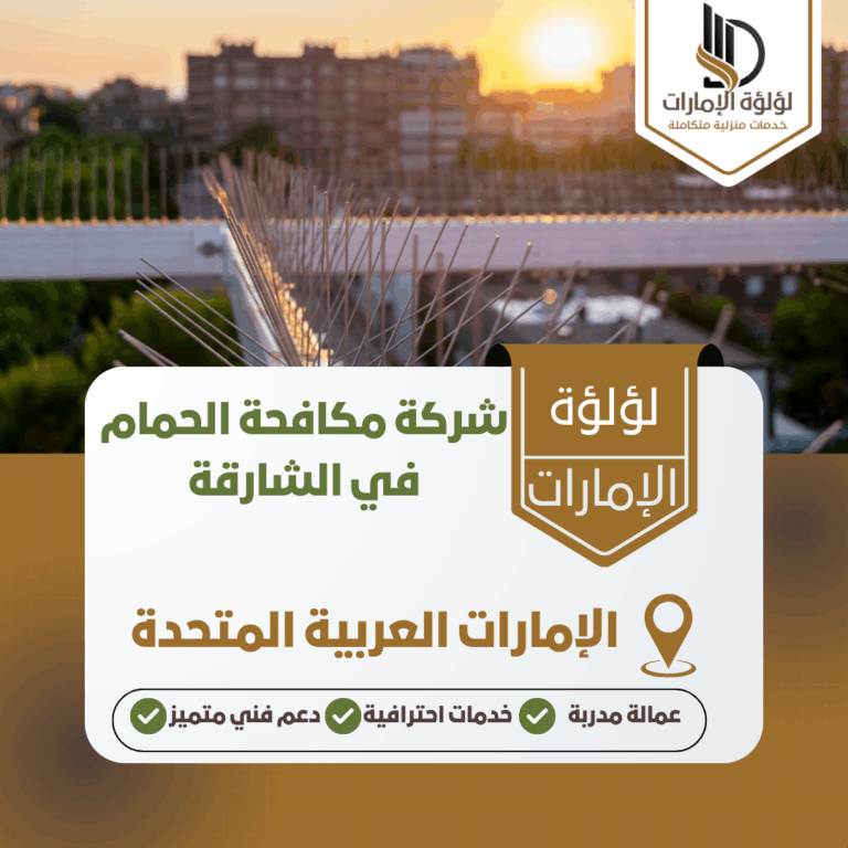 شركة مكافحة الحمام في الشارقة
