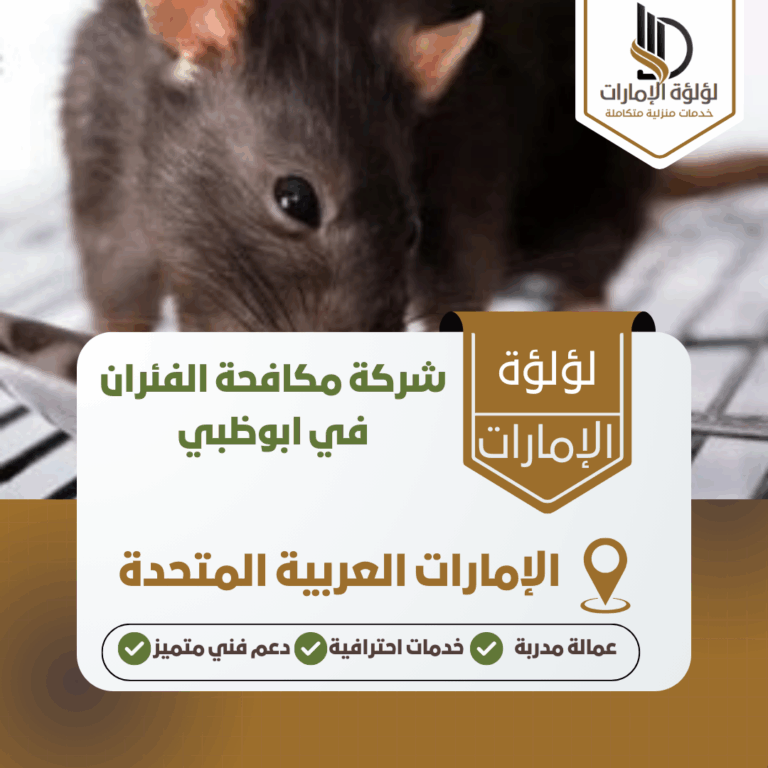 شركة مكافحة الفئران في ابوظبي